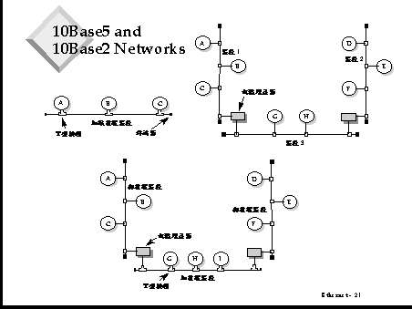 10Base5 and 10Base2 Networks